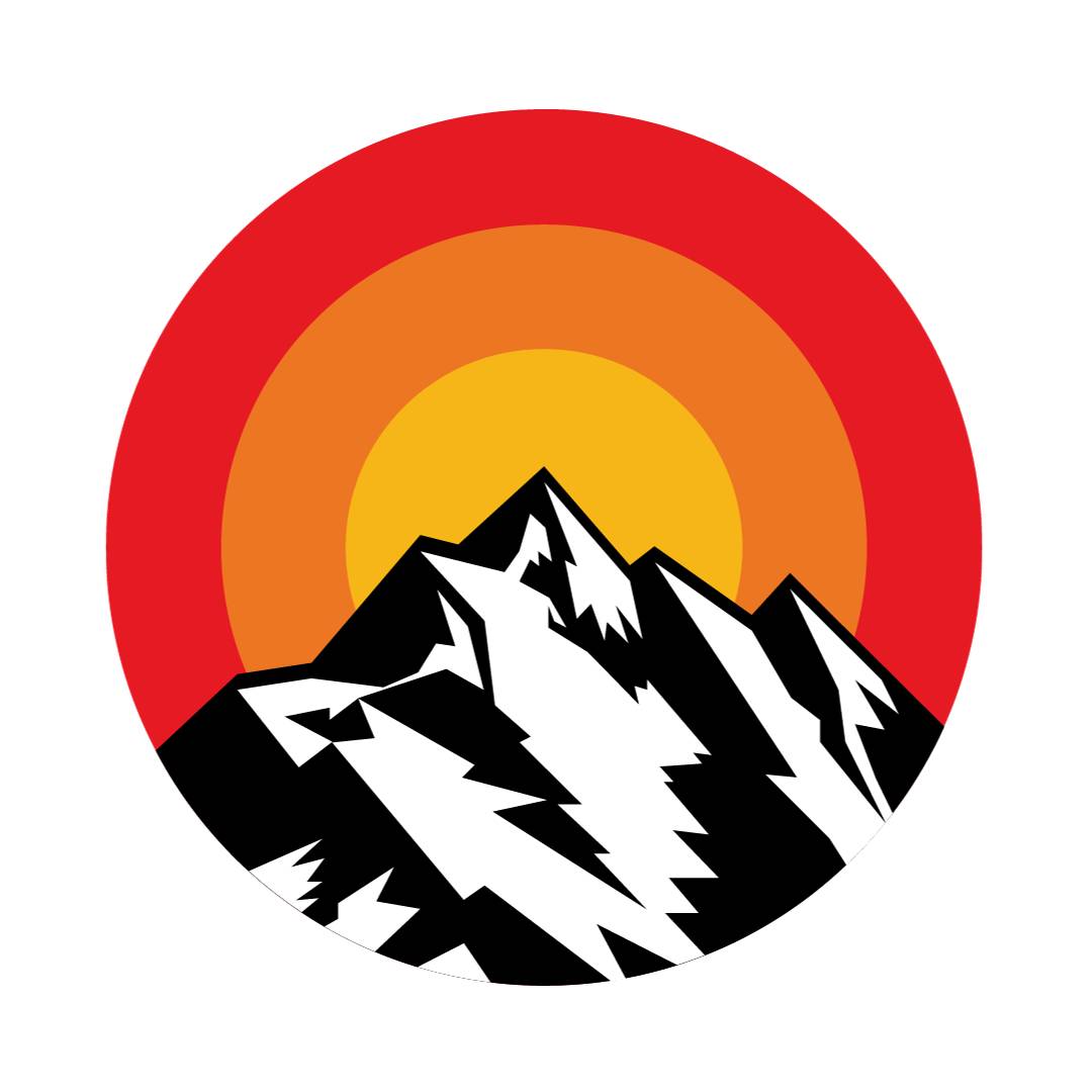 Berge Full Colour Aufkleber