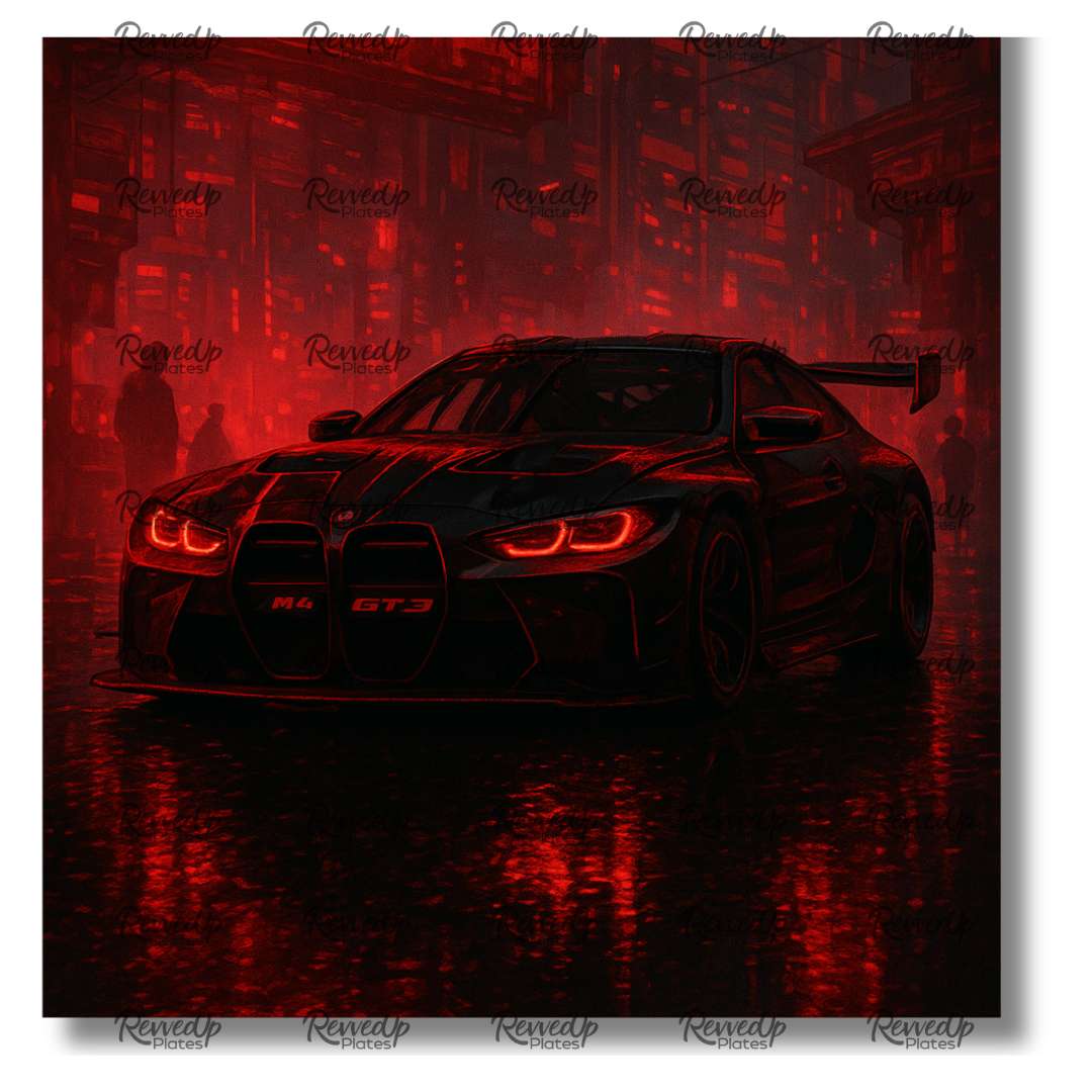 RevvedUp Plate- Cyber Red Edition