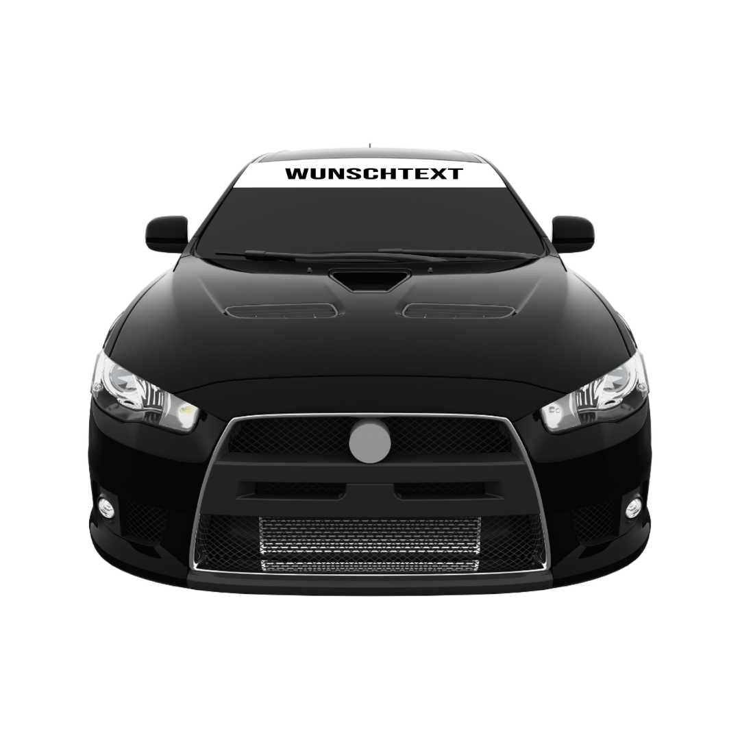 Scheibenkeil Aufkleber für Windschutzscheibe "Individualisiert"