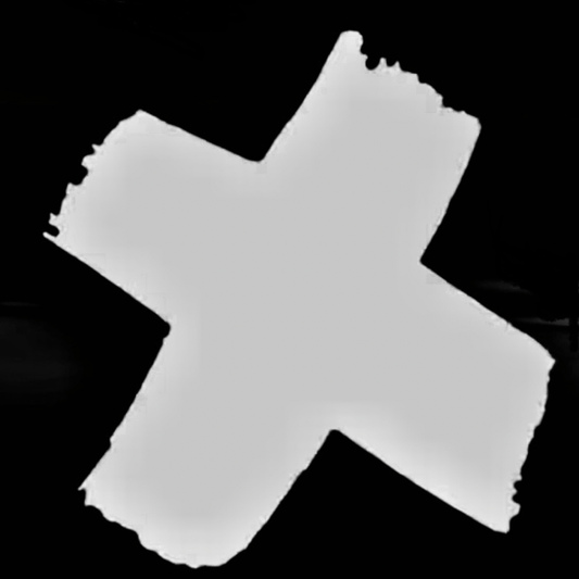 Brush Crosses JDM Auto Aufkleber - Red-Edition Design