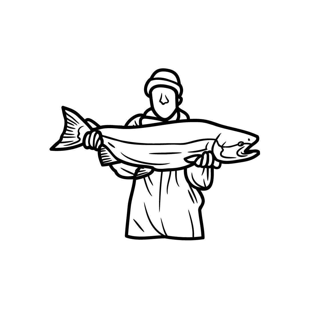 Fischer Angler Sticker - Red-Edition Design