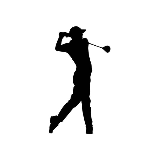 Golfer Sticker - Red-Edition Design