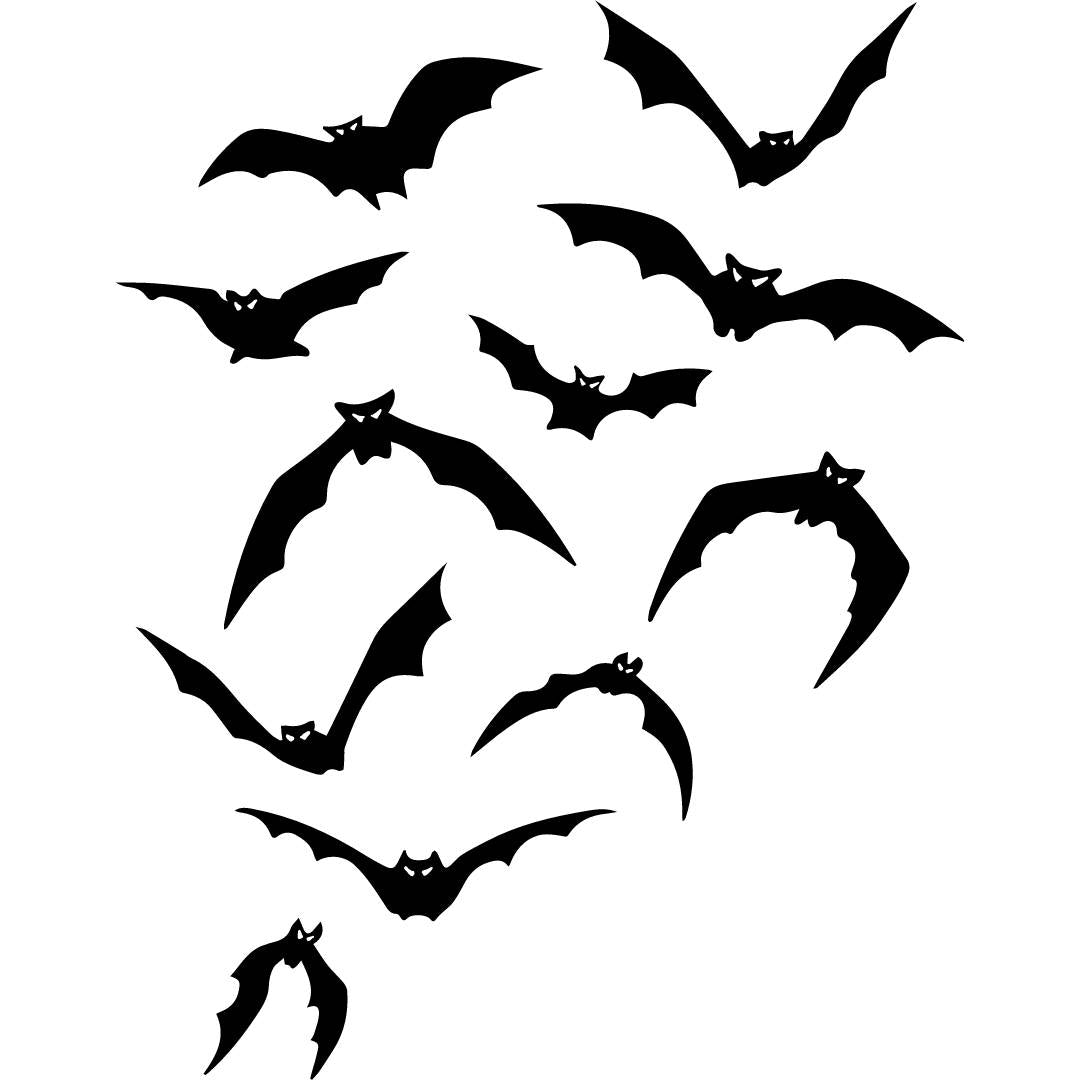 Halloween Fledermaus Sticker - Red-Edition Design