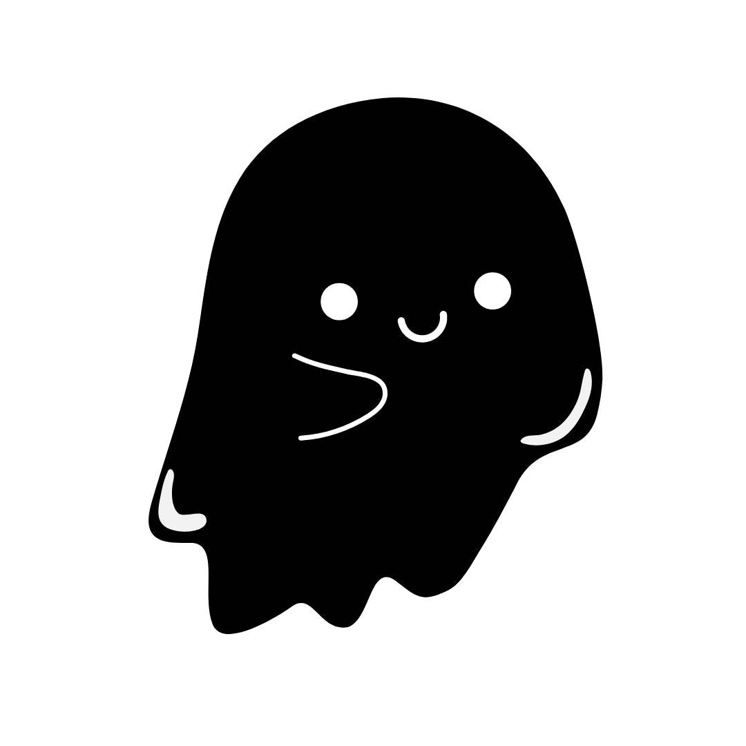 Halloween Geist Sticker - Red-Edition Design