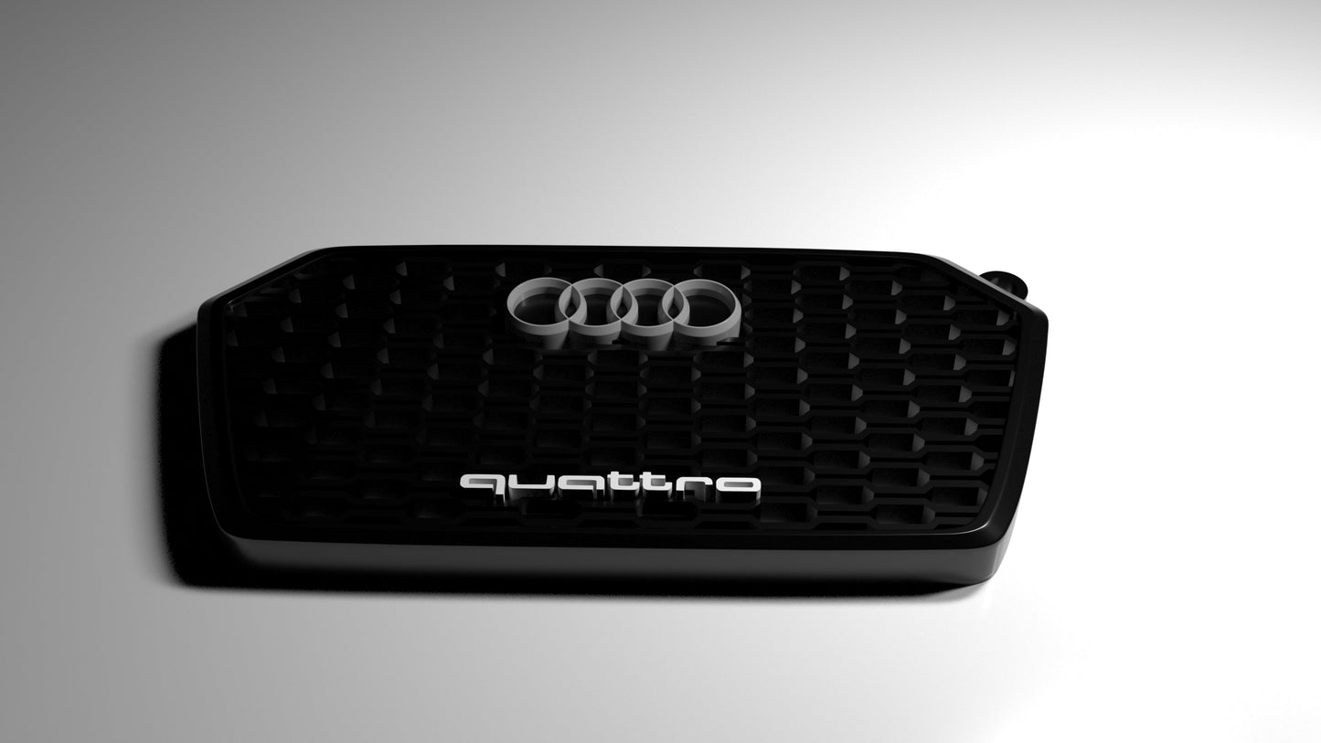 Schlüsselanhänger Frontgrill Audi Quattro - Red-Edition Design