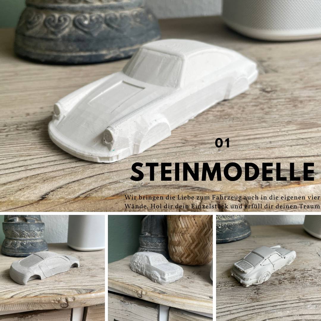 Steinmodelle - Red-Edition Design