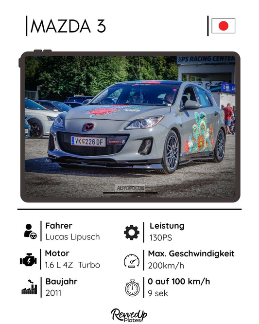Personalisiertes Auto-Sammelkartencover – individueller Druck auf Aluverbund oder Acrylglas