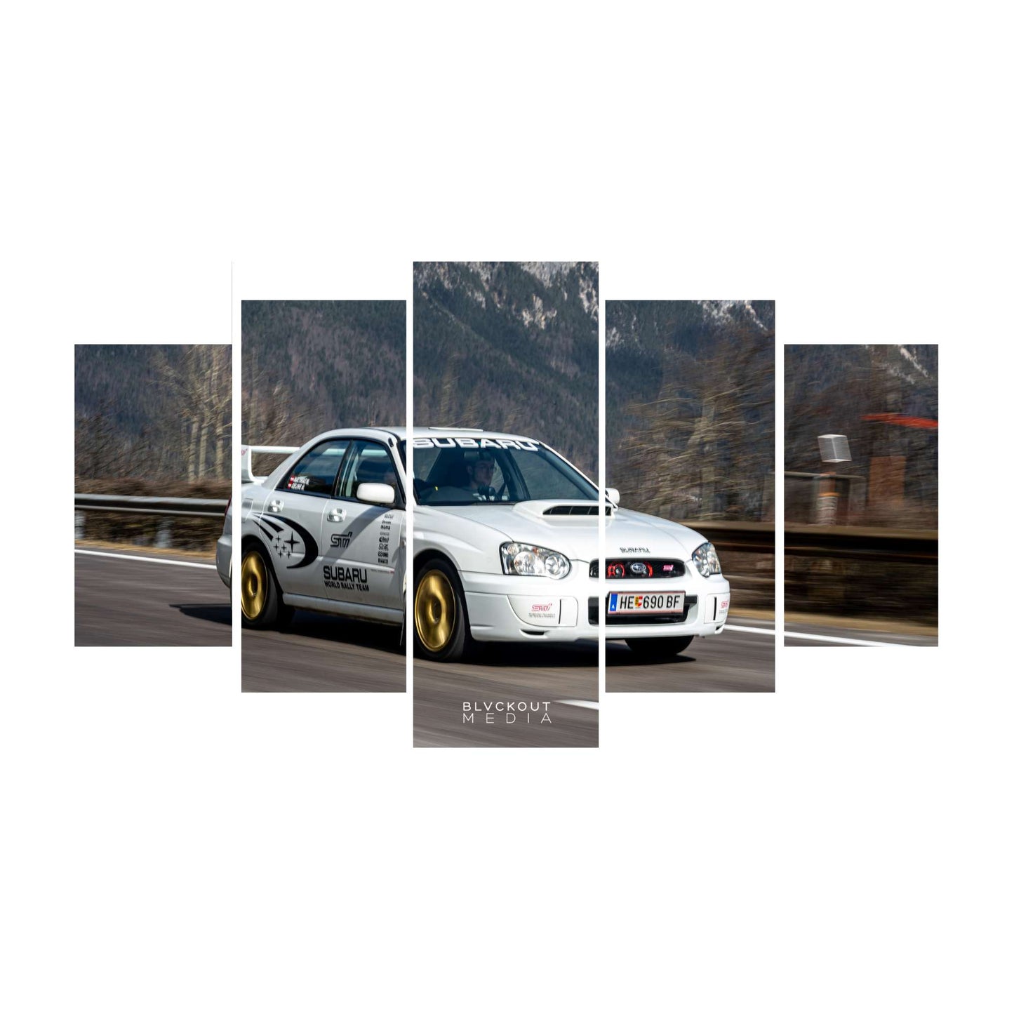 Individuelle 5-teilige RevvedUp Plate  (100×50 cm)