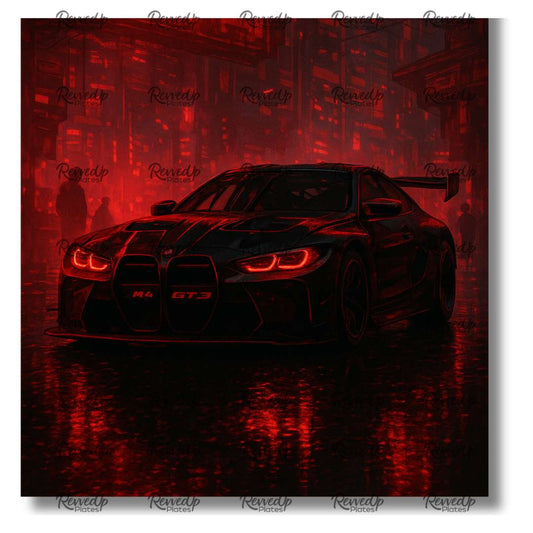 RevvedUp Plate- Cyber Red Edition