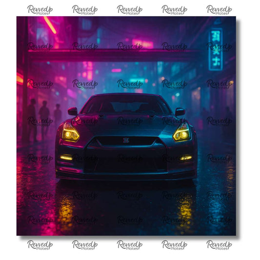 RevvedUp Plate- GT-R35 Cyber Punk Edition