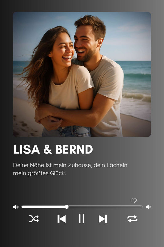 Personalisiertes Songcover für Paare