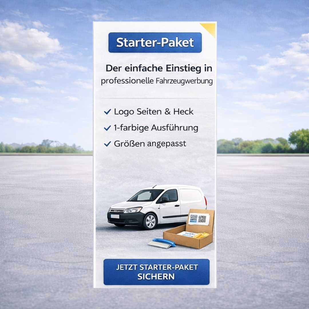Fahrzeugwerbung zum Selberkleben | Auto Branding Starter-Kit