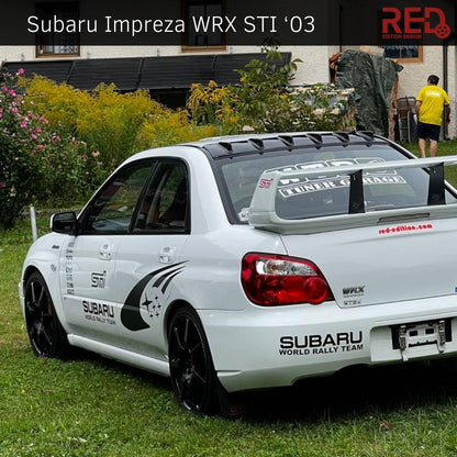 Subaru Rally Dekor schwarz