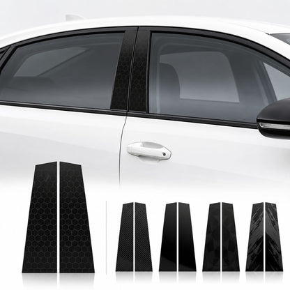 B-Säulen Design Aufkleber – Hex Performance Style