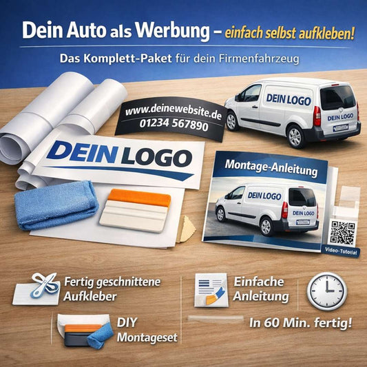 Fahrzeugwerbung zum Selberkleben | Auto Branding Starter-Kit