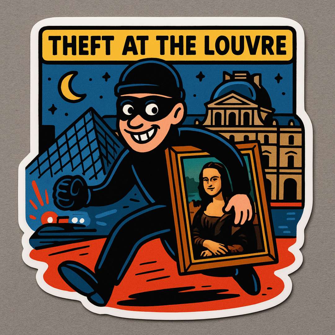 Mona Gone – Kultiger Comic-Aufkleber fürs Auto oder Laptop