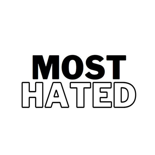 Most Hated Sticker - Red-Edition Design