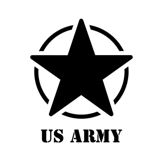 US Army/Ranger star Sticker - Red-Edition Design